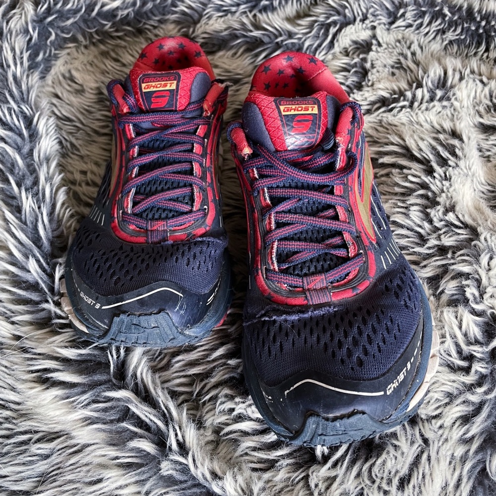 Brooks Running Ghost 9 Team USA Color Size 8